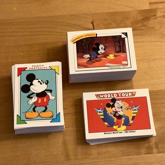 Disney Toys 991 Disney Impel Trading Cards Complete Set Poshmark